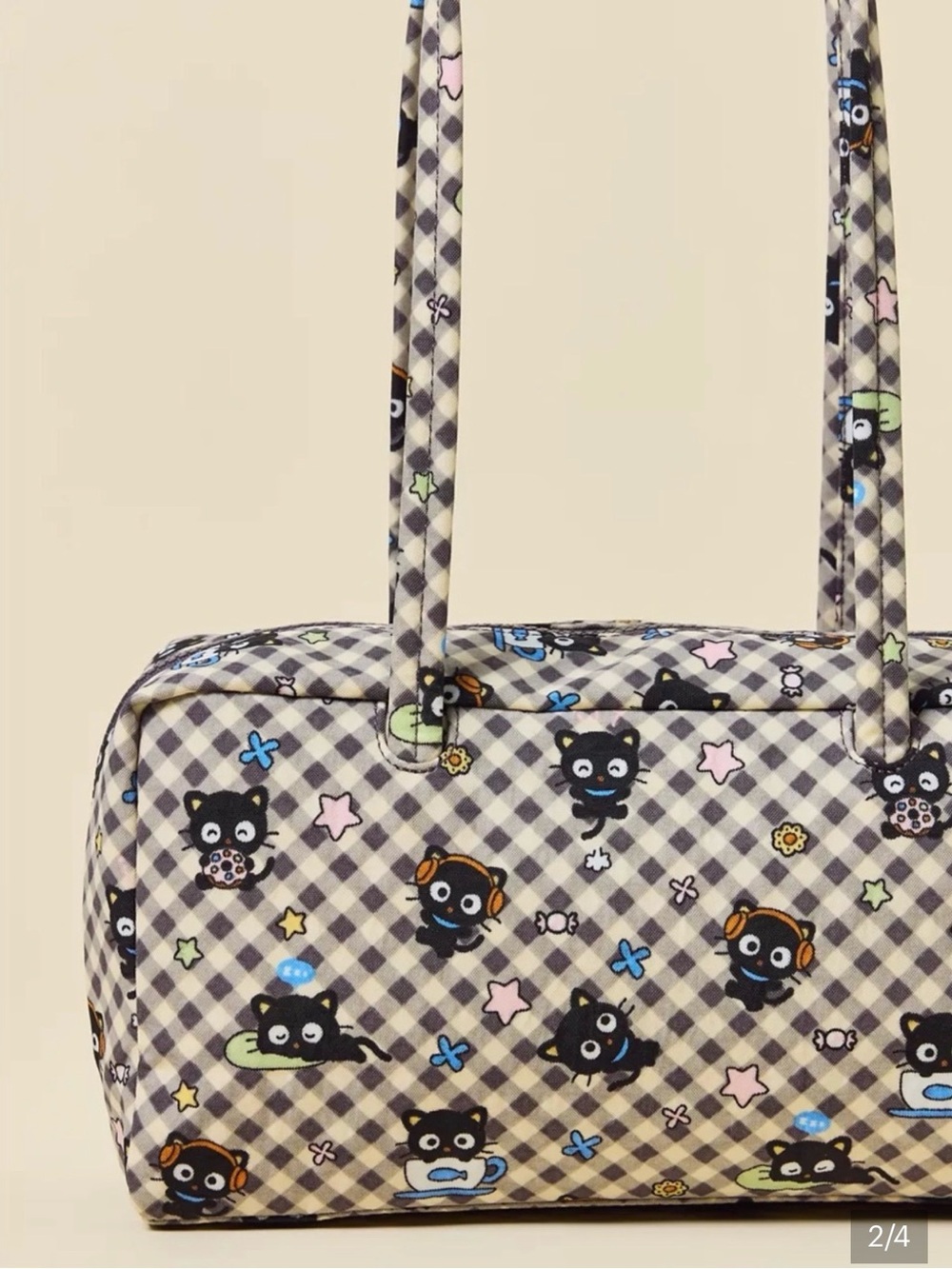 NWT Chococat x baggu UO limited bowler bag regular size - Picture 2 of 5